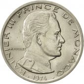 Monaco, Rainier III, Franc, 1974, AU(55-58), Nickel, KM:140, Gadoury:MC 150