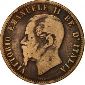 Italie, Vittorio Emanuele II, 10 Centesimi, 1862, TB, Cuivre, KM:11.2