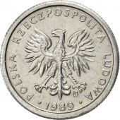 Pologne, Zloty, 1989, Warsaw, SUP, Aluminium, KM:49.3