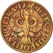 Poland, 5 Groszy, 1936, Warsaw, EF(40-45), Bronze, KM:10a