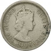 East Caribbean States, Elizabeth II, 10 Cents, 1956, VF(20-25), Copper-nickel