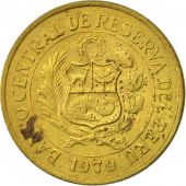 Peru, 5 Soles, 1979, Lima, EF(40-45), Brass, KM:271
