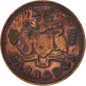 Barbados, Cent, 1973, Franklin Mint, EF(40-45), Bronze, KM:10