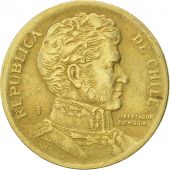 Chile, 10 Pesos, 1996, Santiago, AU(50-53), Aluminum-Bronze, KM:228.2