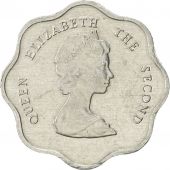 East Caribbean States, Elizabeth II, 5 Cents, 1999, AU(50-53), Aluminum, KM:12