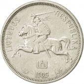 Lithuania, 5 Litai, 1925, Kings Norton, AU(50-53), Silver, KM:78
