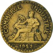 France, Chambre de commerce, 50 Centimes, 1923, Paris, TB+, Aluminum-Bronze