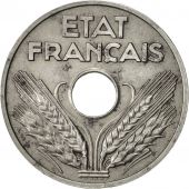 France, tat franais, 20 Centimes, 1944, Paris, EF(40-45), Zinc, KM:900.2