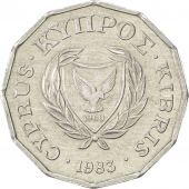 Cyprus, Half Cent, 1983, AU(55-58), Aluminum, KM:52