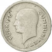 Turkey, 25 Kurus, 1935, VF(20-25), Silver, KM:864