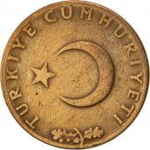 Turkey, 10 Kurus, 1962, EF(40-45), Bronze, KM:891.1