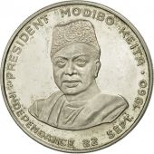 Mali, 10 Francs, 1960, Paris, AU(55-58), Silver, KM:1