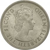 MALAYA & BRITISH BORNEO, 5 Cents, 1961, AU(50-53), Copper-nickel, KM:1
