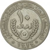 Mauritania, 10 Ouguiya, 1993, AU(50-53), Copper-nickel, KM:4