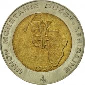 West African States, 250 Francs, 1993, Paris, TTB+, Bi-Metallic, KM:13