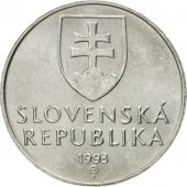 Slovakia, 10 Halierov, 1993, AU(55-58), Aluminum, KM:17
