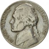 tats-Unis, Jefferson Nickel, 5 Cents, 1953, U.S. Mint, Denver, TTB