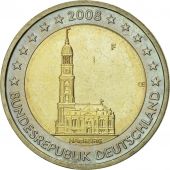 Rpublique fdrale allemande, 2 Euro, 2008, TTB+, Bi-Metallic, KM:258