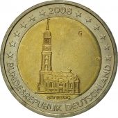 Rpublique fdrale allemande, 2 Euro, 2008, SUP, Bi-Metallic, KM:261