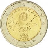 Portugal, 2 Euro, Revolution Oeillets, 2014, SUP+, Bi-Metallic