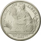 Liberia, 5 Dollars, Pig, 1997, MS(64), Copper-nickel, KM:362