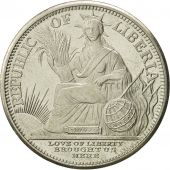 Liberia, 5 Dollars, Snake, 1997, MS(64), Copper-nickel, KM:356