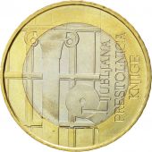 Slovnie, 3 Euro, 2010, SUP+, Bi-Metallic, KM:95