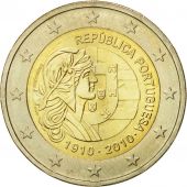 Portugal, 2 Euro, Republica Portuguesa, 2010, MS(63), Bi-Metallic, KM:796