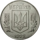 Ukraine, 5 Kopiyok, 1992, Kyiv, SUP, Stainless Steel, KM:7