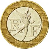 France, Gnie, 10 Francs, 1988, Paris, EF(40-45), Bi-Metallic, KM:964.1