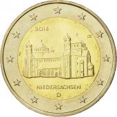 Germany, 2 Euro, Basse-Saxe, 2014, MS(63), Stuttgart, Bi-Metallic