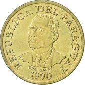 Paraguay, 10 Guaranies, 1990, AU(55-58), Nickel-Bronze, KM:178