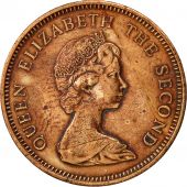 Jersey, Elizabeth II, New Penny, 1980, EF(40-45), Bronze, KM:30