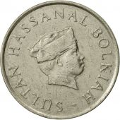 BRUNEI, Sultan Hassanal Bolkiah, 10 Sen, 1985, EF(40-45), Copper-nickel, KM:17