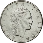 Italy, 50 Lire, 1979, Rome, EF(40-45), Stainless Steel, KM:95.1