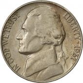 tats-Unis, Jefferson Nickel, 5 Cents, 1961, U.S. Mint, Philadelphie, TTB