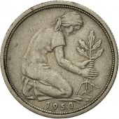Rpublique fdrale allemande, 50 Pfennig, 1950, Stuttgart, TTB