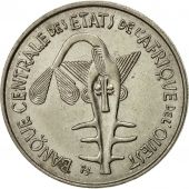West African States, 100 Francs, 1976, Paris, AU(55-58), Nickel, KM:4