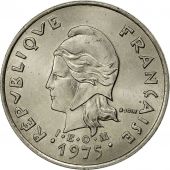 French Polynesia, 10 Francs, 1975, Paris, SUP, Nickel, KM:8