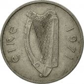 IRELAND REPUBLIC, 5 Pence, 1971, TTB, Copper-nickel, KM:22