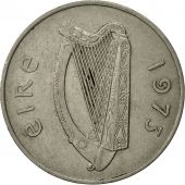 IRELAND REPUBLIC, 10 Pence, 1973, EF(40-45), Copper-nickel, KM:23