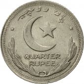 Pakistan, 1/4 Rupee, 1949, AU(55-58), Nickel, KM:5