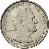 Monaco, Rainier III, Franc, 1960, AU(55-58), Nickel, KM:140, Gadoury:150