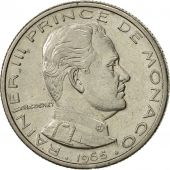 Monaco, Rainier III, 1/2 Franc, 1965, AU(55-58), Nickel, KM:145, Gadoury:MC 149