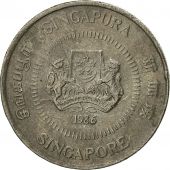 Singapore, 10 Cents, 1986, British Royal Mint, EF(40-45), Copper-nickel, KM:51