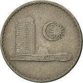 Malaysia, 20 Sen, 1968, Franklin Mint, EF(40-45), Copper-nickel, KM:4