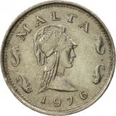 Malte, 2 Cents, 1976, British Royal Mint, TTB+, Copper-nickel, KM:9