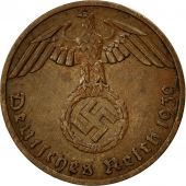 GERMANY, THIRD REICH, Reichspfennig, 1939, Stuttgart, EF(40-45), Bronze, KM:89