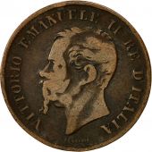 Italie, Vittorio Emanuele II, 5 Centesimi, 1867, Naples, TB, Cuivre, KM:3.3