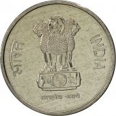 INDIA-REPUBLIC, 10 Paise, 1988, EF(40-45), Stainless Steel, KM:40.1